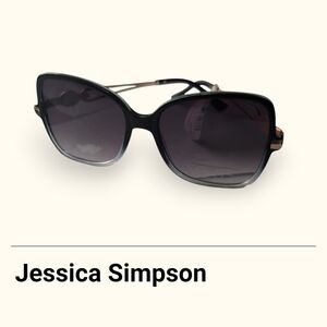 Jessica Simpson Elegant Black Sunglasses